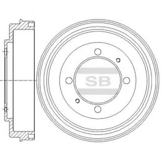 Диск гальмівний Hi-Q (SANGSIN) SD4318