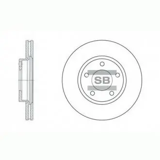 Гальмівний диск Hi-Q (SANGSIN) SD4401