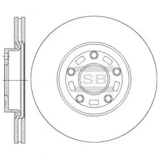 Диск гальмівний Hi-Q (SANGSIN) SD4428
