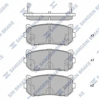 Колодки тормозные дисковые Hi-Q (SANGSIN) SP1079-R
