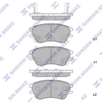 Колодки гальмівні передні Hyundai Atos (-03) HI-Q Hi-Q (SANGSIN) SP1149