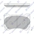 Колодки гальмівні передні Hyundai Genesis (12-) HI-Q Hi-Q (SANGSIN) SP1206 (фото 1)