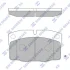 Колодки гальмівні передні Opel Vectra C (05-), Volvo S40, V40 HI-Q Hi-Q (SANGSIN) SP1258 (фото 1)