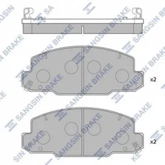 Комплект тормозных колодок. Hi-Q (SANGSIN) SP1450