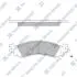 Гальмівні колодки, дискові Hi-Q (SANGSIN) SP1510 (фото 1)