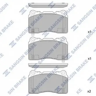 Колодки тормозные дисковые Hi-Q (SANGSIN) SP2119