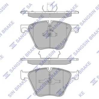 Колодки гальмівні передні BMW 5 (10-), 7 (08-), X5 (10-) HI-Q Hi-Q (SANGSIN) SP2395