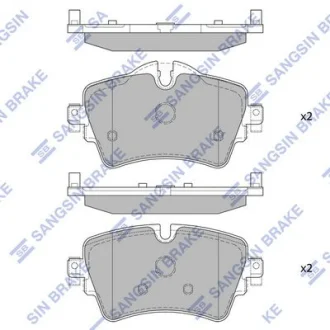 Колодки гальмівні передні MINI Cooper Clubman (19-) HI-Q Hi-Q (SANGSIN) SP4005