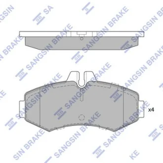 Колодки гальмівні передні MB Vito (-03) HI-Q Hi-Q (SANGSIN) SP4049
