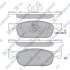 Колодки гальмівні передні (155.1*49*17) Renault Logan (12-), Clio IV (12-) HI-Q Hi-Q (SANGSIN) SP4054 (фото 1)