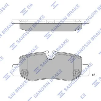 Колодки гальмівні задні MB Vito (W447) (14-) HI-Q Hi-Q (SANGSIN) SP4130
