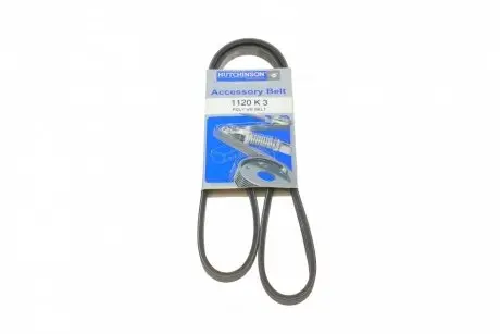 Фото ремінь (поліклиновий) HUTCHINSON 1120 K 3 Ремінь (поліклиновий) HUTCHINSON 1120 K 3
