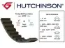 Ремінь ГРМ Citroen C3/Peugeot 206/207/208 1.4 HDI 09-/Ford Fiesta 1.4 TDCi 10- (25.4x139z) HUTCHINSON 139HTDP25 (фото 1)