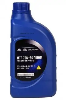 Трансмиссионное масло Hyundai/Kia MTF PRIME 75W-85, 1л Hyundai/Kia/Mobis 04300-00140