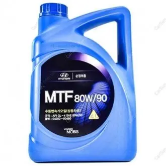 Трансмиссионное масло Hyundai/Kia MTF 80W-90, 4л Hyundai/Kia/Mobis 04300-00460