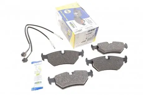 Тормозные колодки (задние) Citroen Evasion/Fiat Ulysse/Lancia Zeta/Peugeot 806 94-02 (+датчики) ICER 141087