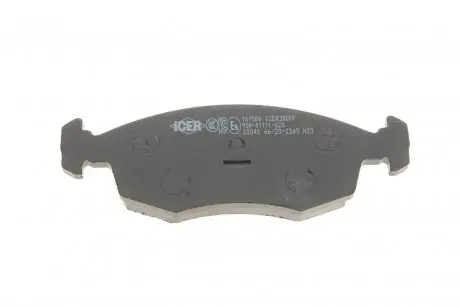 Колодки тормозные (передние) Fiat Doblo 01-/Palio 96- ICER 181508