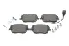 Колодки тормозные (передние) Seat Ibiza/VW Polo 01-09/Skoda Fabia 99-14/Roomster 06-15 (+датчик) ICER 181597-701 (фото 1)