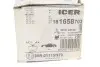 Колодки тормозные (задние) Citroen C5 08-/Peugeot 407 04-/607 00-11 ICER 181658-703 (фото 11)