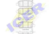 Колодки гальмівні (задні) Nissan Juke/Leaf/Cube 10-/Murano/Teana 08-14/X-Trail/Tiida/Pulsar 13- ICER 181901-203 (фото 1)