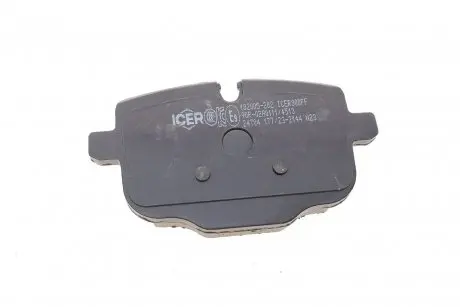 Колодки тормозные (задние) BMW 5 (G30, G31)/7 (G11, G12)/X5 (G05)/X6 (G06) 17- ICER 182005-202