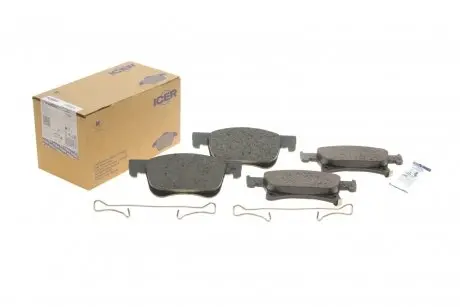 Колодки гальмівні (передні) Opel Corsa E 14-/Chevrolet Orlando 18- ICER 182221