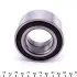 Подшипник ступицы (передней) Renault Megane III/Scenic III 08- (45x83x39) (+ABS)(к-кт) IJS GROUP 10-1462 (фото 2)