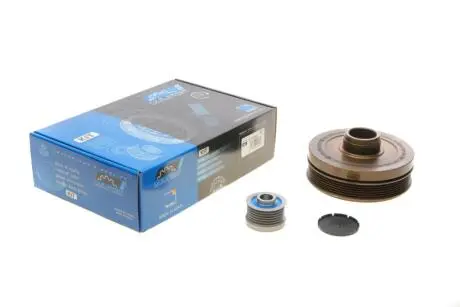 Шкив коленчатого вала + шкив генератора BMW 3 (F30/F80)/5 (F10)/X3 (F25)/X4 (F26) 13-18 B47/N47 IJS GROUP 17-1324KIT