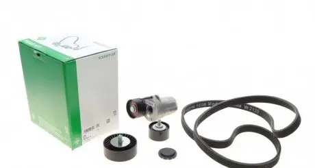Комплект ременя генератора BMW 3 (E90/E91/E92/E93) 2.0/3.0D 04-13 (6PK 1698) N47D20 INA 529 0369 10