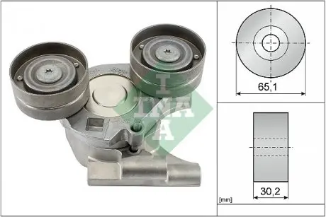 Натяжник ременя генератора Ford Transit V347 2.2TDCI 11- INA 534068210