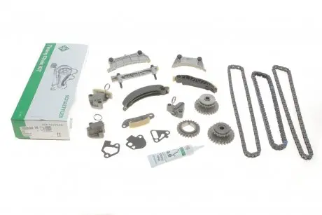 Комплект цепи ГРМ Opel Vectra C 2.8 V6 Turbo 05-08 (z=2x92/78) INA 559 0052 10
