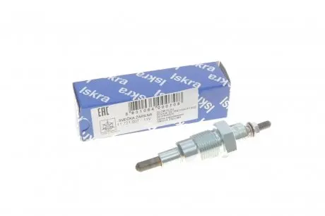 Свічка розжарювання MB OM615-617 (9V) (M18x1.5/10s) (з пальчиком) ISKRA 11721007