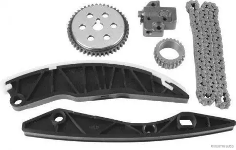 Цепь привода распредвала (компл.) Hyundai i20, i30, SOLARIS, Kia CEE\'D, RIO HERTH + BUSS JAKOPARTS J1190500