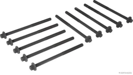 Комплект болтів з головкою системи TORX з чорного металу JAKOPARTS J1282057