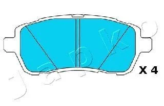 Колодки тормозные дисковые передние Ford Fiesta VI (08-)/Mazda 2 (07-) JAPKO 500089