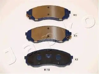 Гальмівні колодки дискові пер. H-1 08-/Carnival 06-, (Mando) JAPKO 50K19
