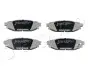 Колодки тормозные дисковые зад. Subaru Outback III, IV, Legacy IV, Impreza III, Forester III, XV, Impreza IV (07-) JAPKO 51704 (фото 1)