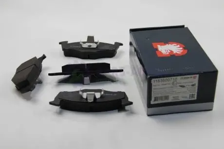 Гальмівні колодки пер. Golf III -99/Polo -01 (19,5mm/VAG) JP GROUP 1163600710