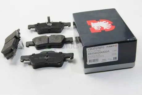 Тормозные колодки зад. MB E/S-класс (W211/W212/W220/W221) 99- JP GROUP 1363701010