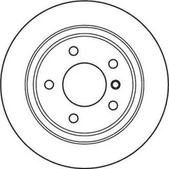 Гальмівний диск зад. BMW 3 (E46) 97-06 (294*59,2) компл. 2шт Jurid 562094JC