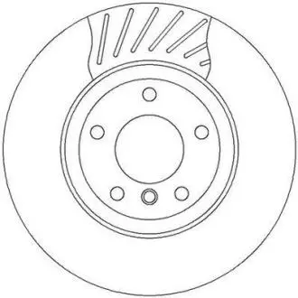 Гальмівний диск зад. BMW 3 (E46) 97-07 (320*60,3)компл. 2шт Jurid 562318JC