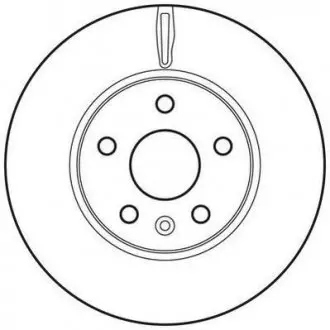 Диск тормозной CHEVROLET, OPEL (комп. 2шт.) Jurid 562642JC