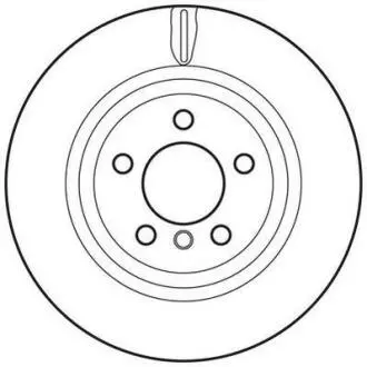 Гальмівний диск зад. BMW X3 (F25)/X4 (F26) 10-18 (329,9*71) компл. 2шт Jurid 562793JC