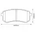 Гальмівні колодки зад. Hyundai Accent/Kia Rio/Ceed 05- (mando) Jurid 572527J (фото 1)