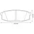 Гальмівні колодки зад. Toyota Land Cruiser 08- (advics) Jurid 572597J (фото 1)