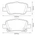 Гальмівні колодки зад. Toyota Auris 07-12/Corolla 13- (bosch) Jurid 572601J (фото 1)