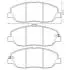 Гальмівні колодки пер. Hyundai Santa FE 06- (mando) Jurid 572607J (фото 1)