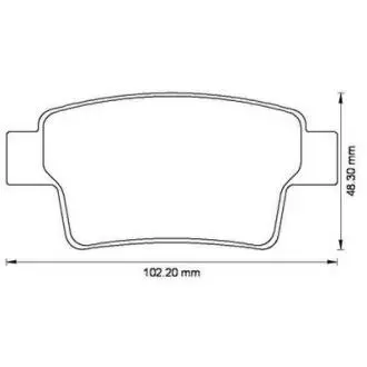 Гальмівні колодки зад. Citroen C4 Picasso 06- (Bosch) Jurid 573194J
