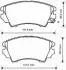 Гальмівні колодки пер. Opel Astra J 09-/Insignia 08- (Mando) Jurid 573270J (фото 1)