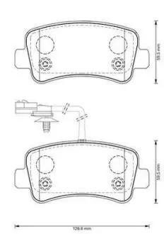 Гальмівні колодки зад. Renault Master III/Opel Movano 10- Jurid 573359J
